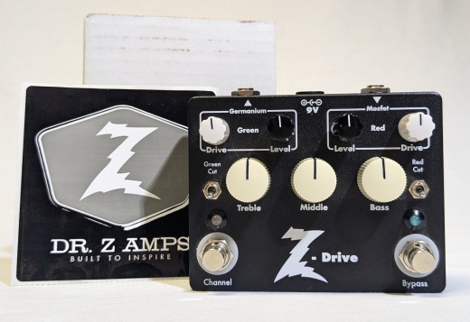 Dr.Z / Z-Drive オーバードライブ Dr Z Z-Drive Overdrive demo with Antidote head/cab & MJT